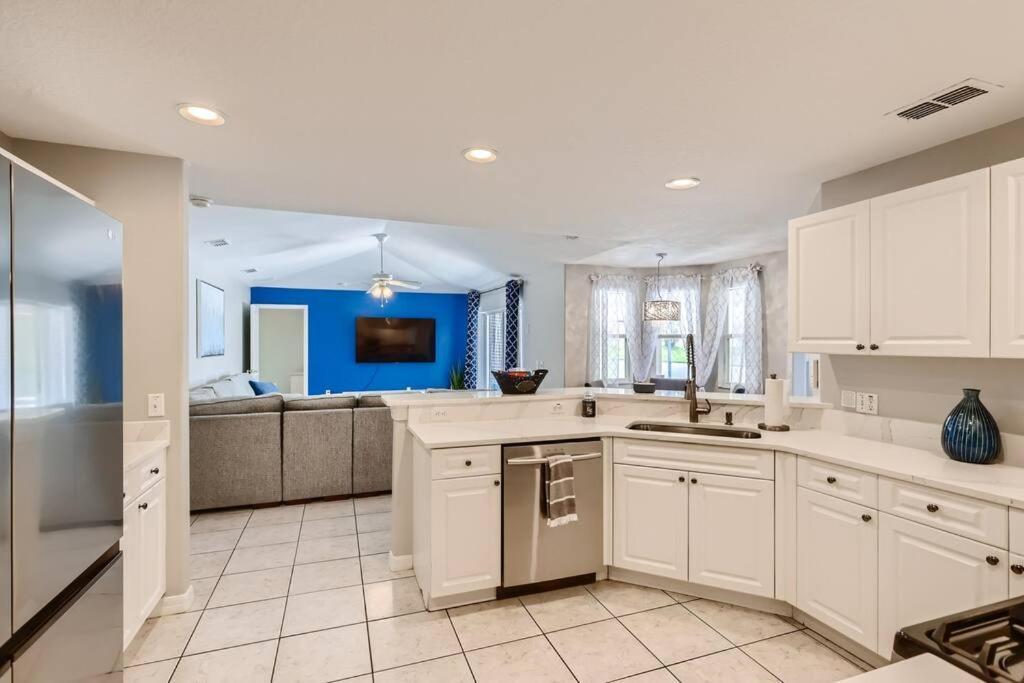 New Modern Relaxing 4 Bedroom Pool Villa Near Disney'S Parks 达文波特 外观 照片
